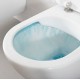 Подвесной безободковый унитаз Villeroy&Boch Subway 2.0 5614R2R1 с покрытием CeramicPlus с крышкой-сиденьем Slimseat с микролифтом, альпийский белый