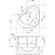 Ванна 1MarKa LUXE, угловая, 155 х 155 см (01лю1515)