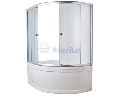 Ванна 1MarKa Aura, асимметричная, левая/правая, 160 x 105 см
