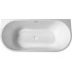 Ванна акриловая Abber AB9216-1.5 150 х 80 x 60 см без гидромассажа, пристенная, белая