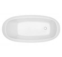 Ванна акриловая Abber AB9205, цвет - белый, 180 х 84 х 54 см