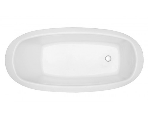 Ванна акриловая Abber AB9205, цвет - белый, 180 х 84 х 54 см