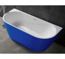 Ванна акриловая Abber AB9216-1.7DB 170 х 80 x 60 см без гидромассажа, пристенная, синяя