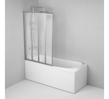 Акриловая ванна Am.Pm Like 150 x 70 см, с каркасом, шторкой и душевой системой (W80ASET-150AC)