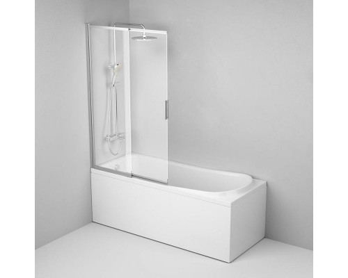 Акриловая ванна Am.Pm Like 170 x 70 см, с каркасом, шторкой, душевой системой (W80ASET-170SL)