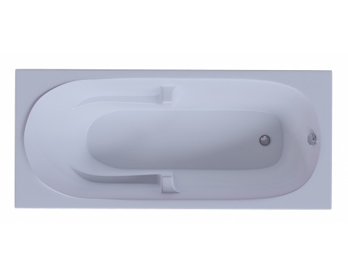 Ванна акриловая Aquatek Лея 170 x 75 см с фронтальным экраном, белая, слив слева/слив справа