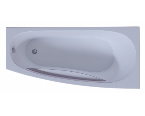 Ванна акриловая Aquatek Пандора 160 x 75 см с фронтальным экраном, вклеенный каркас, белая, левая/правая