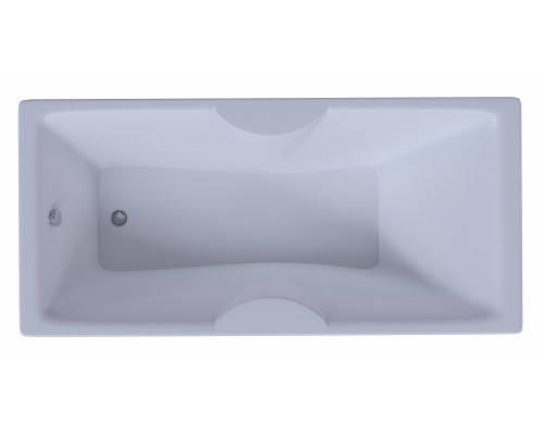 Ванна акриловая Aquatek Феникс 160 x 75 см с фронтальным экраном, белая, слив слева, FEN160-0000022