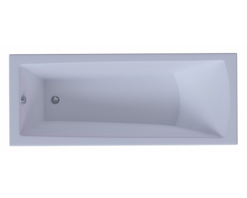 Ванна акриловая Aquatek Либра New 150 x 70 см с фронтальным экраном, вклеенный каркас, белая, слив слева, LIB150N-0000003