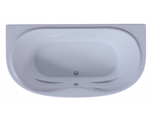 Ванна акриловая Aquatek Мелисса 180 x 95 см с фронтальным и 2 боковыми экранами, белая, MEL180-0000011