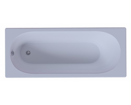 Ванна акриловая Aquatek Оберон 180 x 80 см с фронтальным экраном, белая, слив слева/слив справа