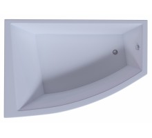 Ванна акриловая Aquatek Оракул 180 x 125 см с фронтальным экраном, вклеенный каркас, белая, левая, ORK180-0000004