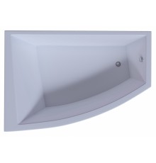 Ванна акриловая Aquatek Оракул 180 x 125 см с фронтальным экраном, вклеенный каркас, белая, левая, ORK180-0000004