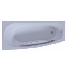 Ванна акриловая Aquatek Пандора 160 x 75 см с фронтальным и боковым экранами, белая, левая, PAN160-0000040