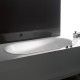 Ванна стальная Bette Lux Oval 3466-000 PLUS AR 180 х 80 х 45 см с шумоизоляцией, с BetteGlasur ® Plus, антислип, белая, (для удлиненного слива-перелива)