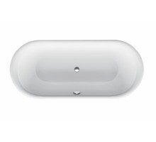 Ванна стальная Bette Lux Oval 3467-000 PLUS AR 190 х 90 х 45 см с шумоизоляцией, с BetteGlasur ® Plus, антислип, белая (для удлиненного слива-перелива)