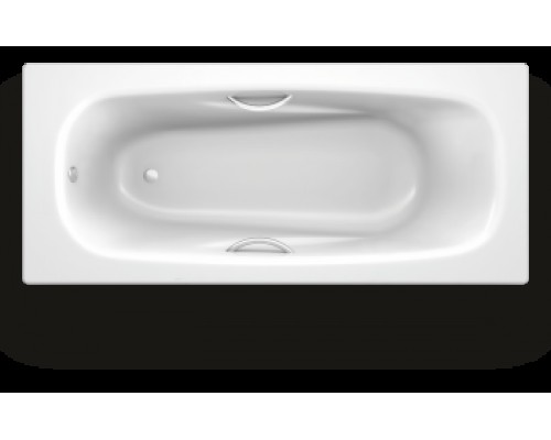 Стальная ванна BLB Anatomica B75L HG 170 х 75 см, с отв. для ручек, с шумоизоляцией