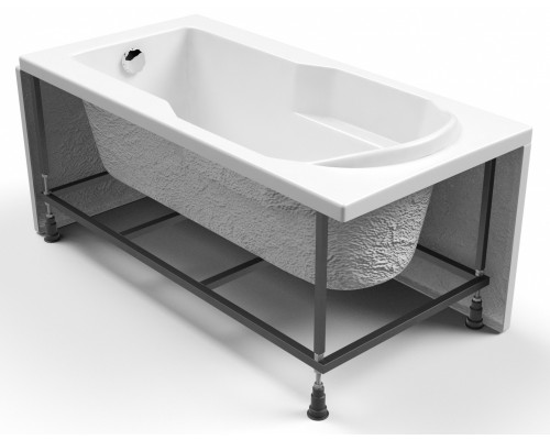 Ванна акриловая Cersanit Santana 140 x 70 см, прямоугольная, белая, 63348