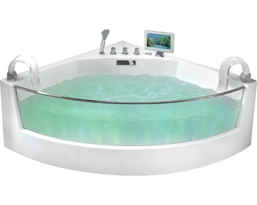 Акриловая ванна Gemy G9080 O с аэромассажем, 150 х 150 см