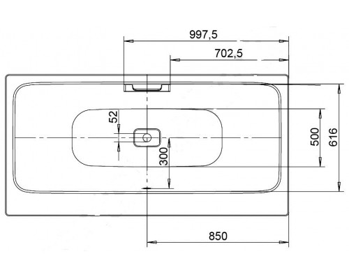 Стальная ванна Kaldewei Asymmetric Duo мод. 740, 170 х 80 х 42 см anti-slip, 2740.3000.0001