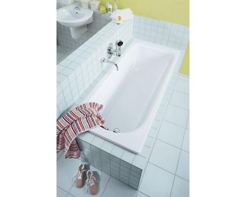 Стальная ванна Kaldewei Saniform Plus мод. 375-1, 180 х 80 х 43 см, без покрытия, 1128.0001.0001