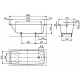 Стальная ванна Kaldewei Cayono мод. 748, 160 х 70 х 41 см, easy-clean, 2748.0001.3001