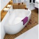 Акриловая ванна Ravak Love Story II, 196 х 113 см, левая, белая, C751000000
