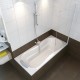 Акриловая ванна Ravak Campanula II, 170x75 см, белая, CA21000000