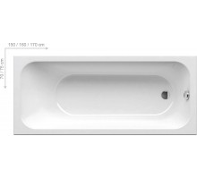 Акриловая ванна Ravak Chrome, 160 х 70 см, белая, C731000000