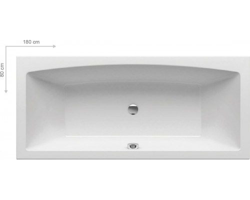 Акриловая ванна Ravak Formy 02, 180 x 80 см, белая, C891000000