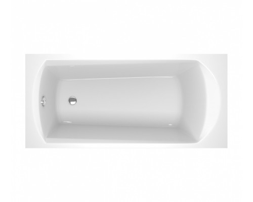 Акриловая ванна Ravak Set Domino Plus, 170 х 75 см, с каркасом, панелью, креплением и сливом-переливом, 70508015