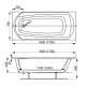 Акриловая ванна Vagnerplast Ebony 170 x 75 см (VPBA170EBO2X-04)