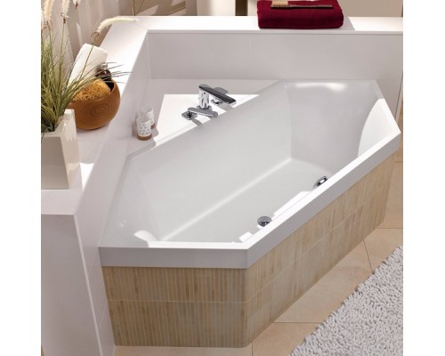 Квариловая ванна Villeroy&Boch Squaro 190 x 80 см UBQ190SQR6V-01