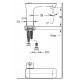 Смеситель Cezares Tesoro TESORO-F-LS-01-W0 для раковины без донного клапана