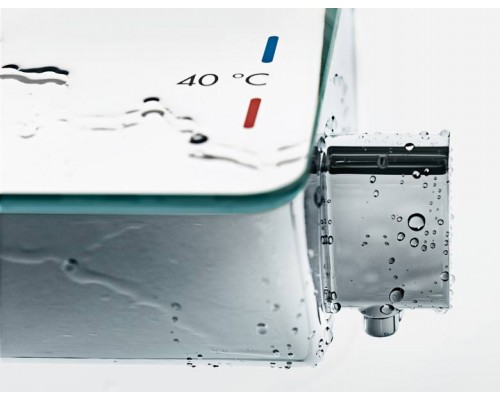 Смеситель Hansgrohe Ecostat Select 13161400 термостатический для душа, белый/хром