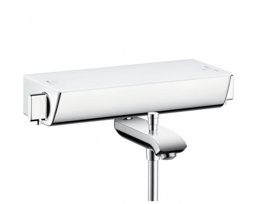 Смеситель Hansgrohe Ecostat Select 13141400 термостатический для ванны и душа, белый/хром
