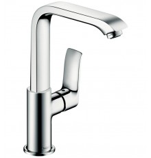 Смеситель для раковины Hansgrohe Metris 31087000 высокий, со сливным гарнитуром