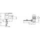 Смеситель Jacob Delafon July E16027-4-CP для раковины с донным клапаном