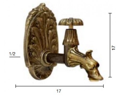 Кран садовый Migliore Artistica 18416 бронза