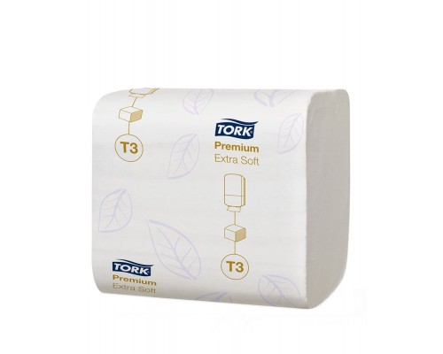 Листовая туалетная бумагаTork Premium 114276 T3 мягкая, блок: 30 уп. по 252 шт