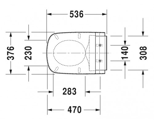 Электронная крышка-биде Duravit DuraStyle 610200002000300