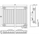 Радиатор стальной Elsen ERV 110508 тип 11
