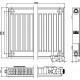 Радиатор стальной Kermi FTV 110612 тип 11, нижнее правое подключение, FTV110601201R2Z