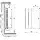 Радиатор биметаллический Rifar SUPReMO 350 4 секции