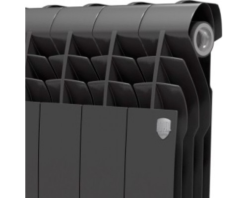 Радиатор биметаллический Royal Thermo BiLiner 500 4 секции, noir sable