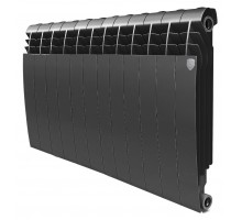 Радиатор биметаллический Royal Thermo BiLiner 500 12 секций, noir sable (НС-1176310)