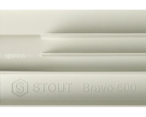 Радиатор алюминиевый Stout Bravo SRA-0110-050004 4 секции