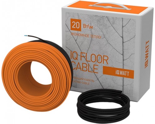 Теплый пол IQ Watt Floor cable: длина 10 м., мощность 200 Вт