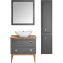 Комплект мебели для ванной ASB-Woodline Каталина 80 "Grey"