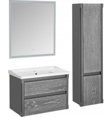 Комплект мебели для ванной ASB-Woodline Лорена 80 Подвесной